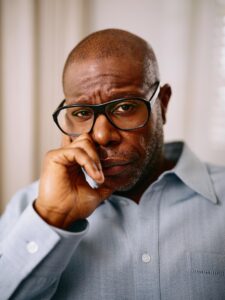 Portrait of Steve McQueen, director of the movie "Blitz."