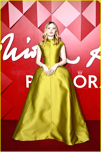 Ellie Bamber at the 2024 British Fashion Awards