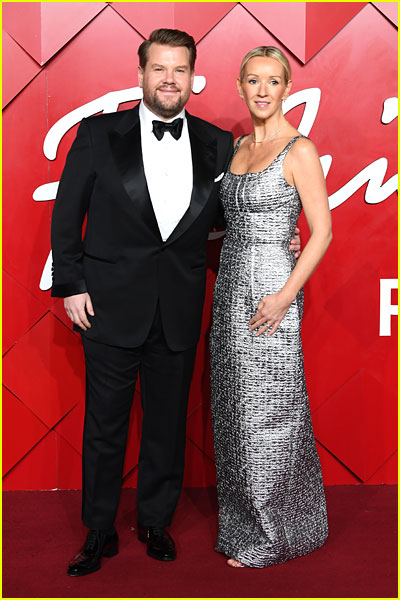 James Corden & Wife Julia at the 2024 British Fashion Awards