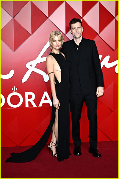 Pixie Geldorf with Husband George Barnett at the 2024 British Fashion Awards