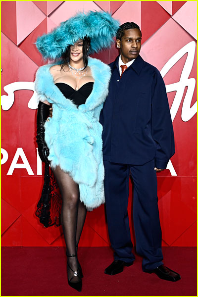 Rihanna & ASAP Rocky at the 2024 British Fashion Awards