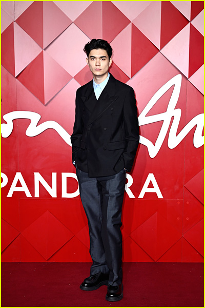 William Gao at the 2024 British Fashion Awards