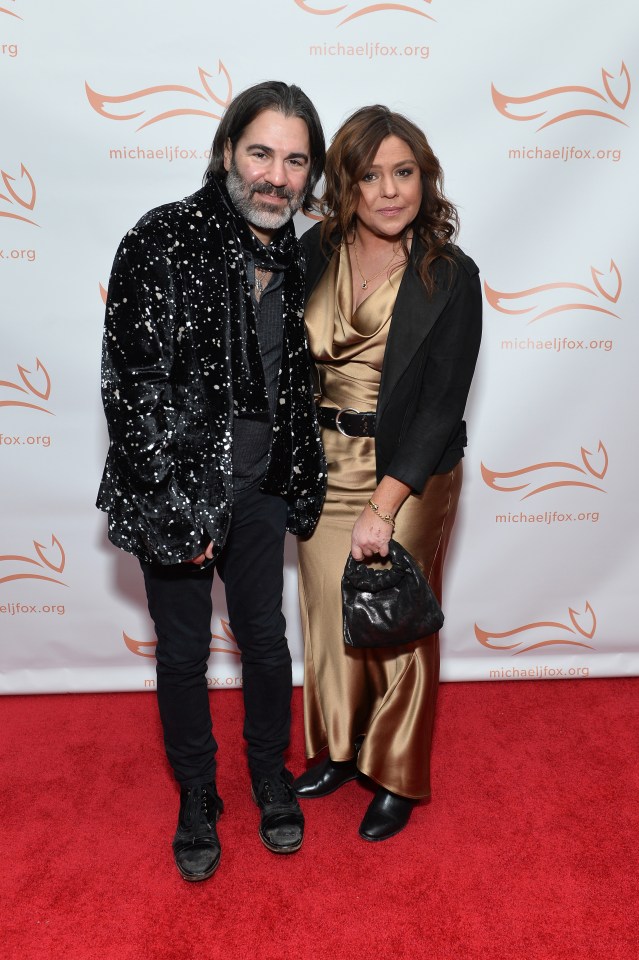 Rachael can be seen above in 2019 with her husband John Cusimano