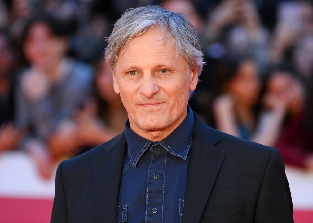 Viggo Mortensen on the red carpet at Rome Film Fest 2024.