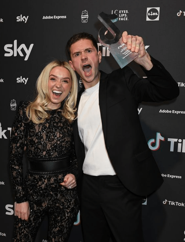 The travel duo couldn't contain their excitement at the TikTok Awards after they were named this year's winners for the Travel Award