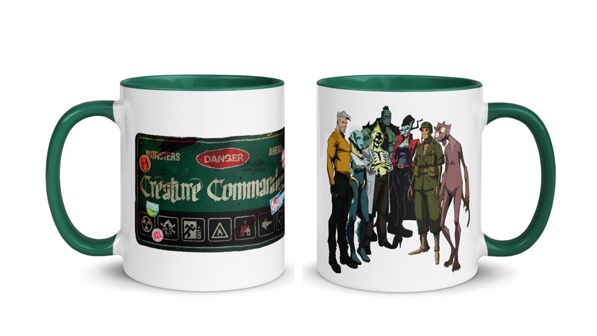 Creature Commandos mugs from the DC Shop.