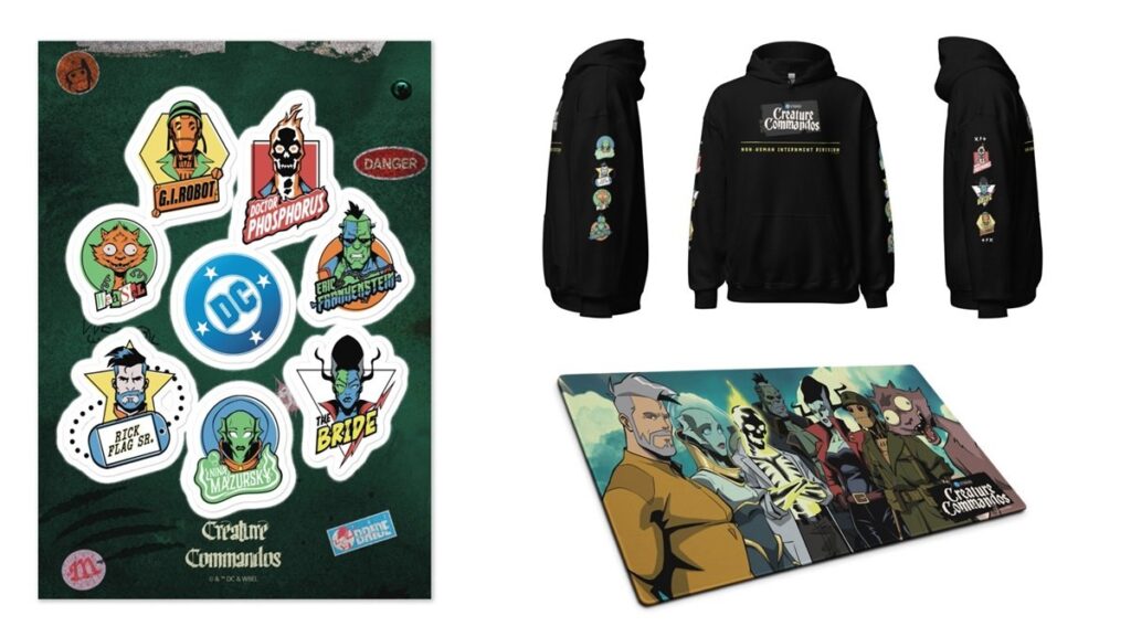 Creature Commandos merchandise from the official DC Shop.