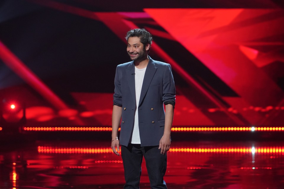 The funnyman made the semi finals of the talent show