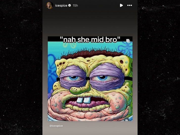 ice spice spongebob instagram