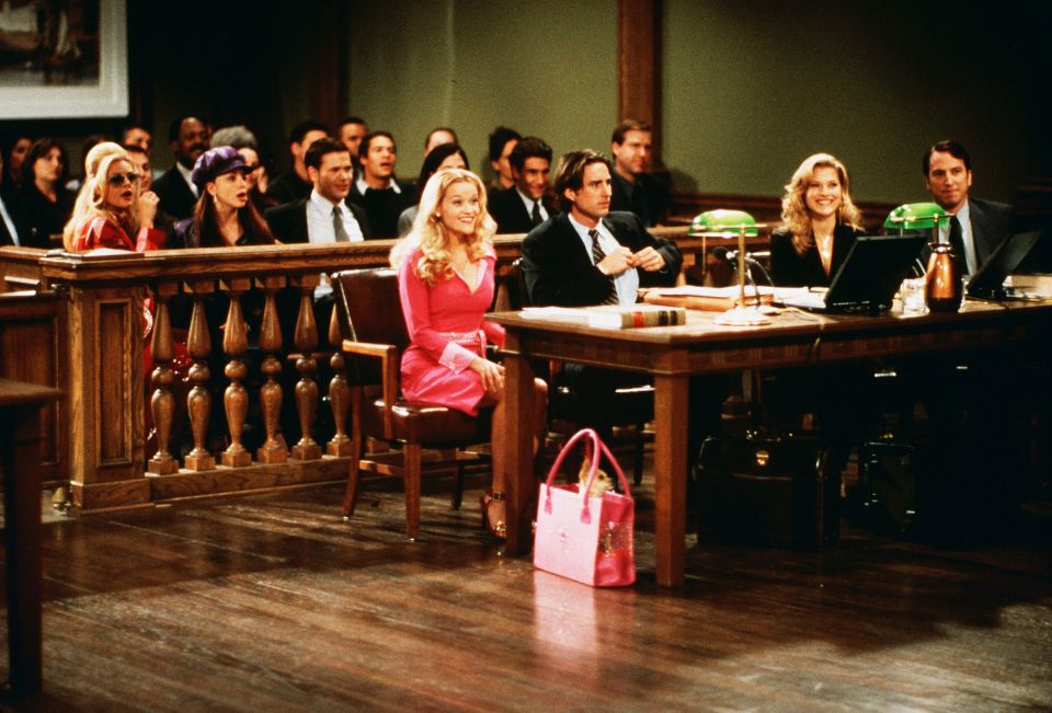 Ali pictured in Legally Blonde back in 2001