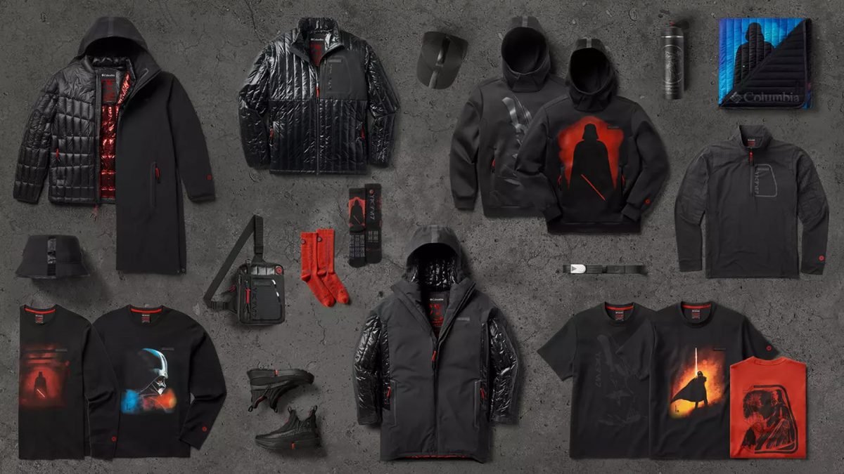 Overview of Columbia Sportswear's Darth Vader collection