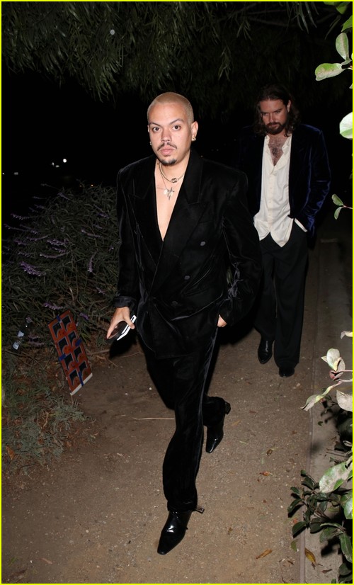 Evan Ross at the Jennifer Klein holiday party