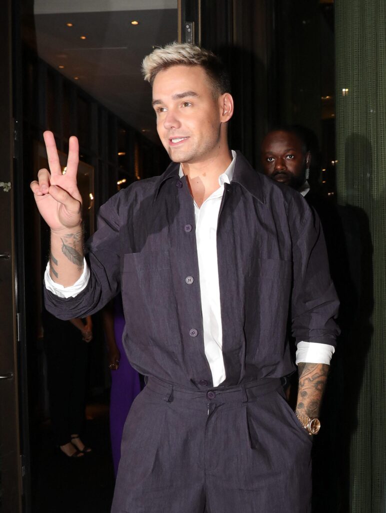 Liam Payne at Vogue party for LFW at the Londoner hotel