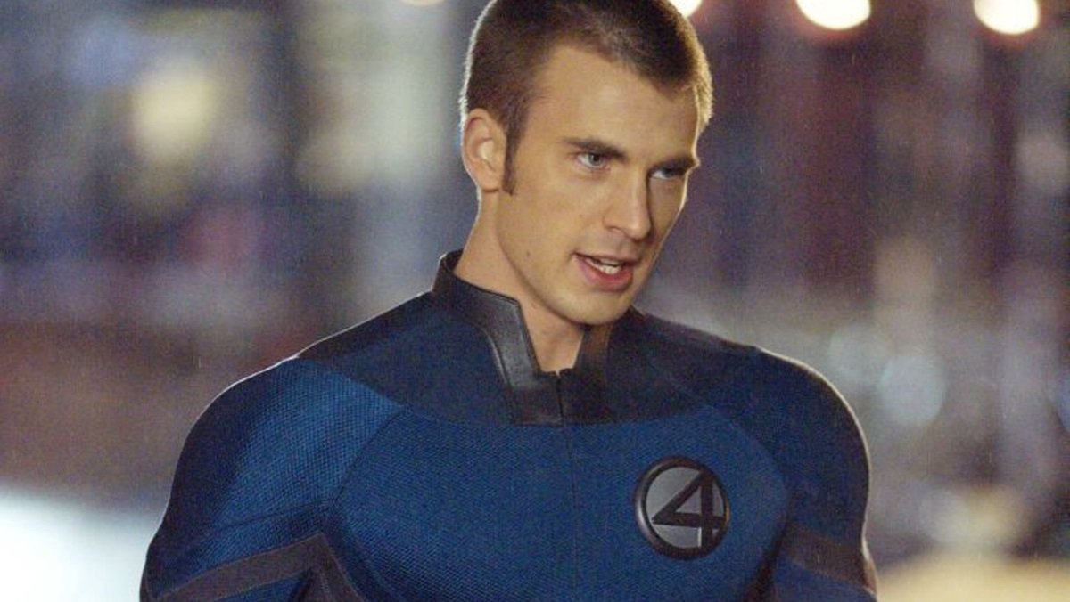 Chris Evans as the Human Torch/Johnny Storm in the 2005 Fantastic Four film.