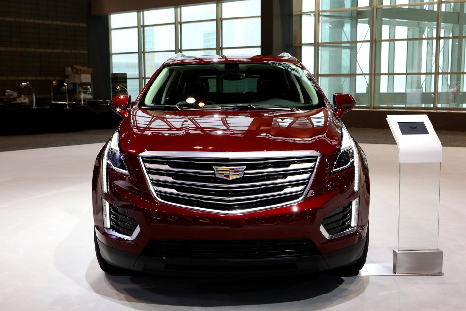 Monica allegedly failed to make payments on her 2018 Cadillac XT5, seen above at a Chicago auto show