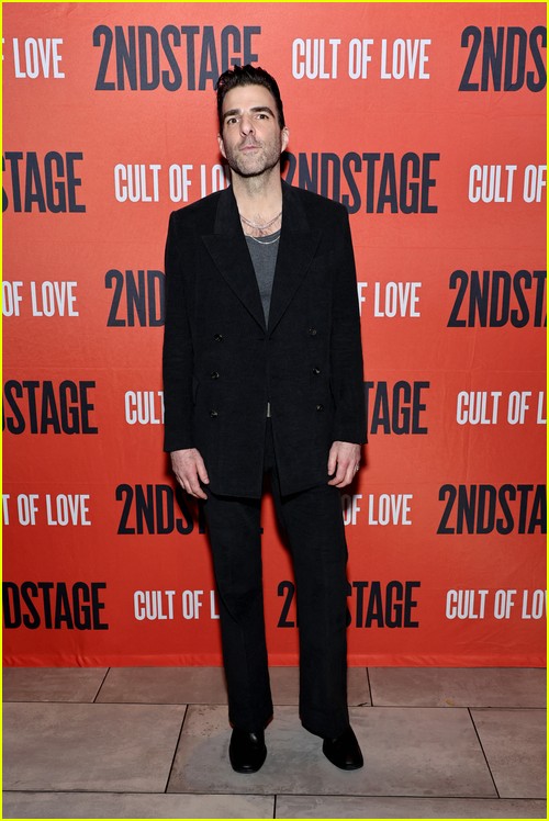 Zachary Quinto at the Cult of Love opening