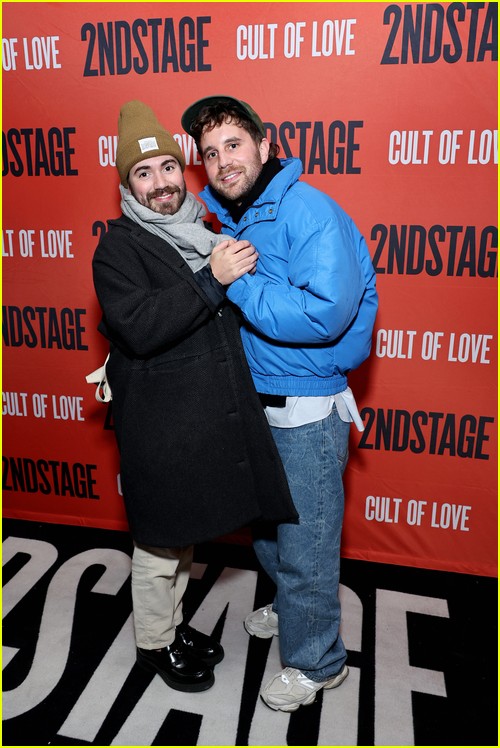 Ben Platt and Noah Galvin at the Cult of Love opening