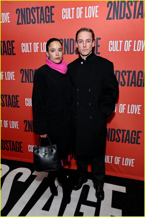 Juliana Canfield and Edmund Donovan at the Cult of Love opening