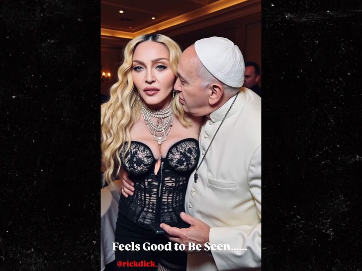 madonna ai pope francis