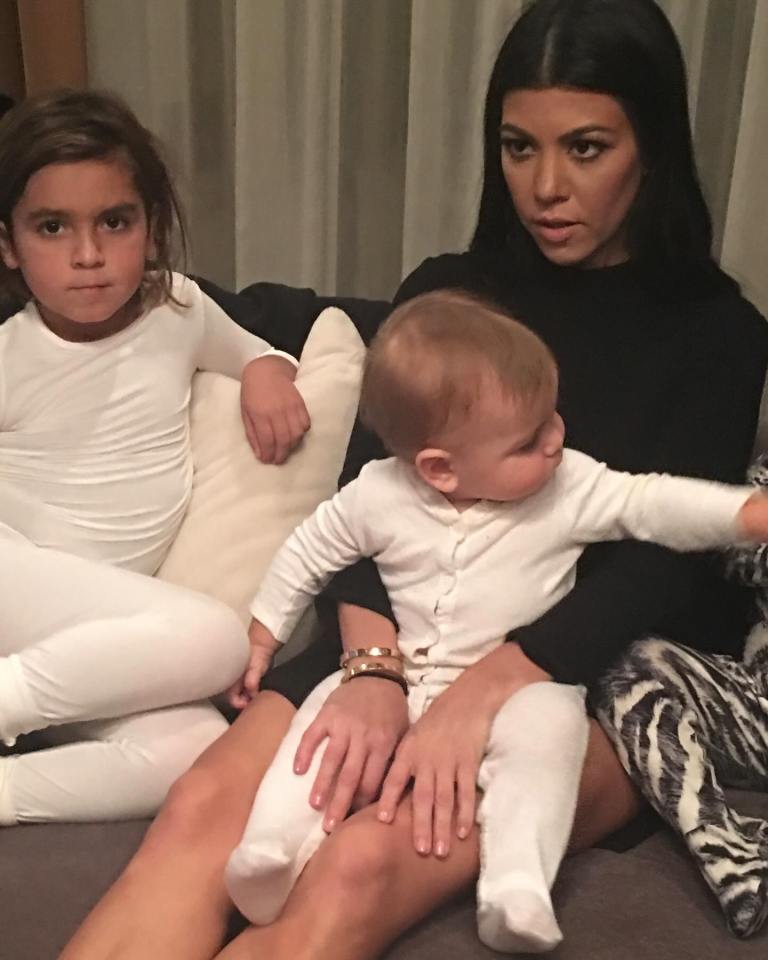 Kourtney Kardashian paid a special tribute to her two eldest sons who share the same birthday