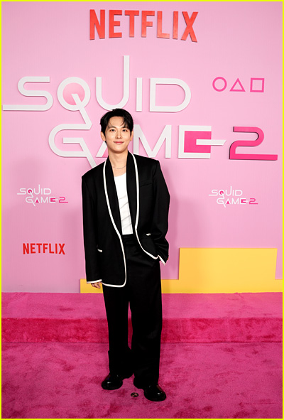 Yim Si-wan at the Squid Game LA season two premiere