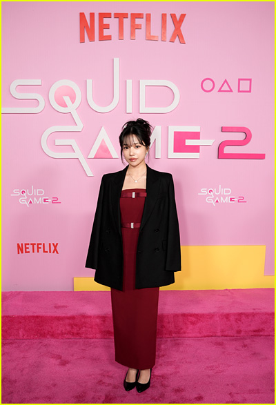 Jo Yu-ri at the Squid Game LA season two premiere