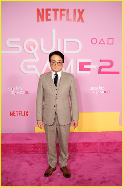 Lee Seo-hwan at the Squid Game LA season two premiere