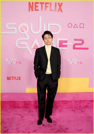 Hwang Dong-hyuk at the Squid Game LA season two premiere