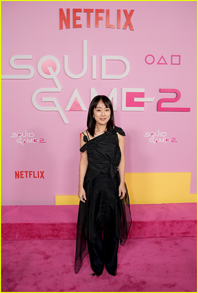 Kim Ji-yeon at the Squid Game LA season two premiere