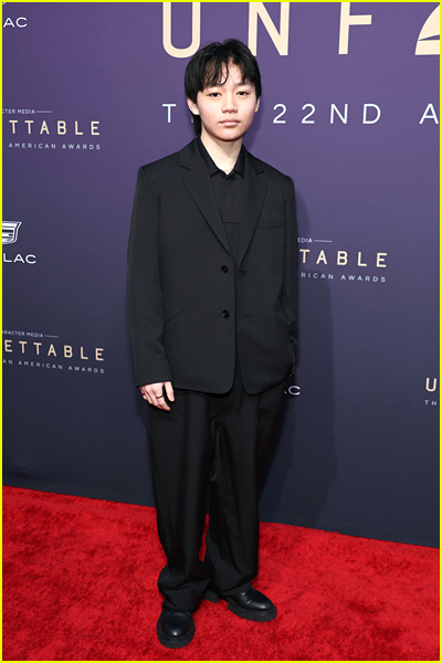 Izaac Wang at the Unforgettable Gala 2024