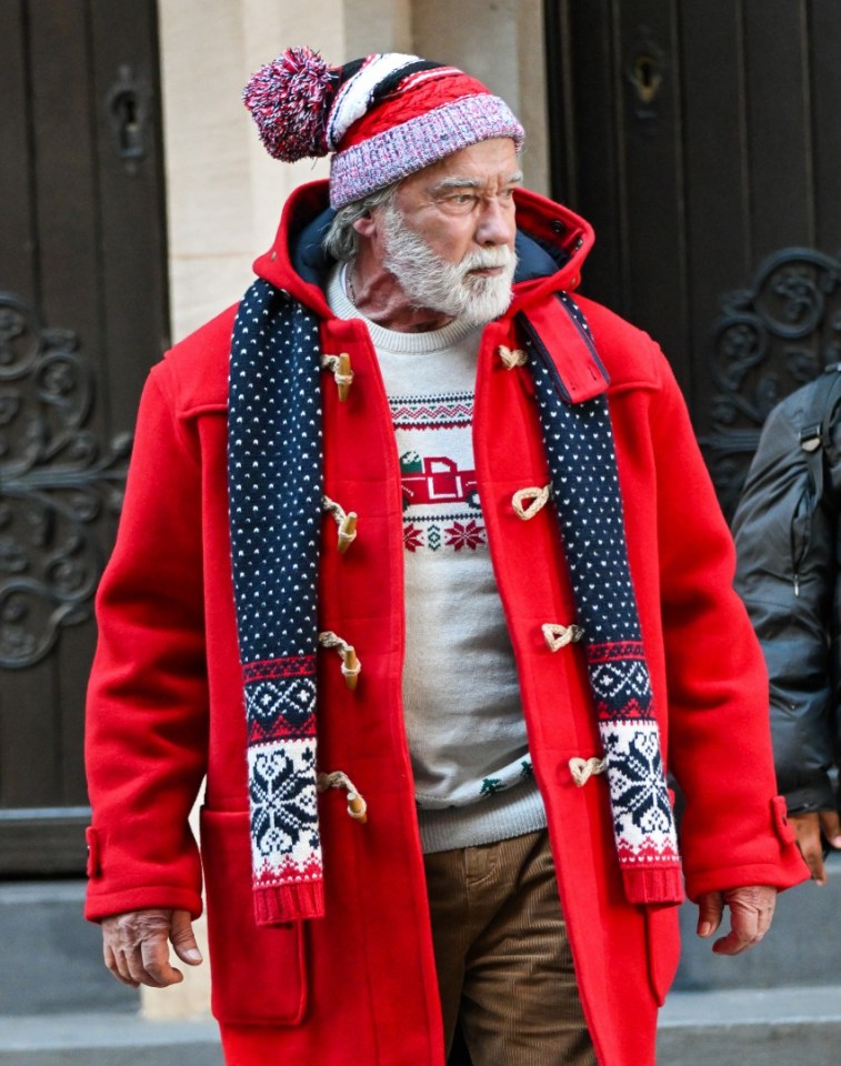 He plays Santa Claus in upcoming holiday film The Man With The Bag