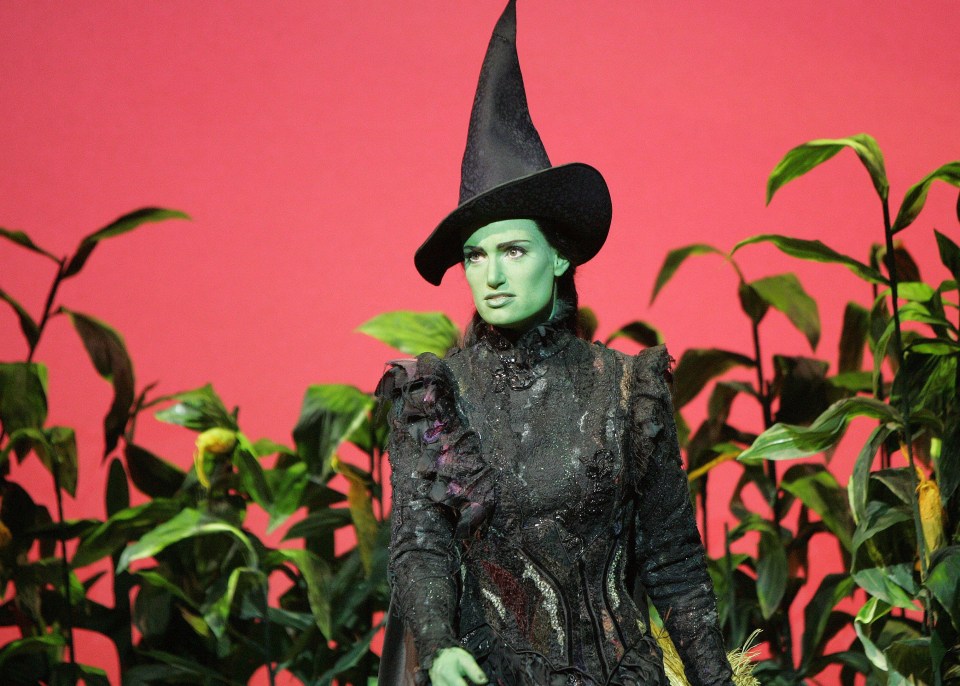 Idina in Wicked on Broadway