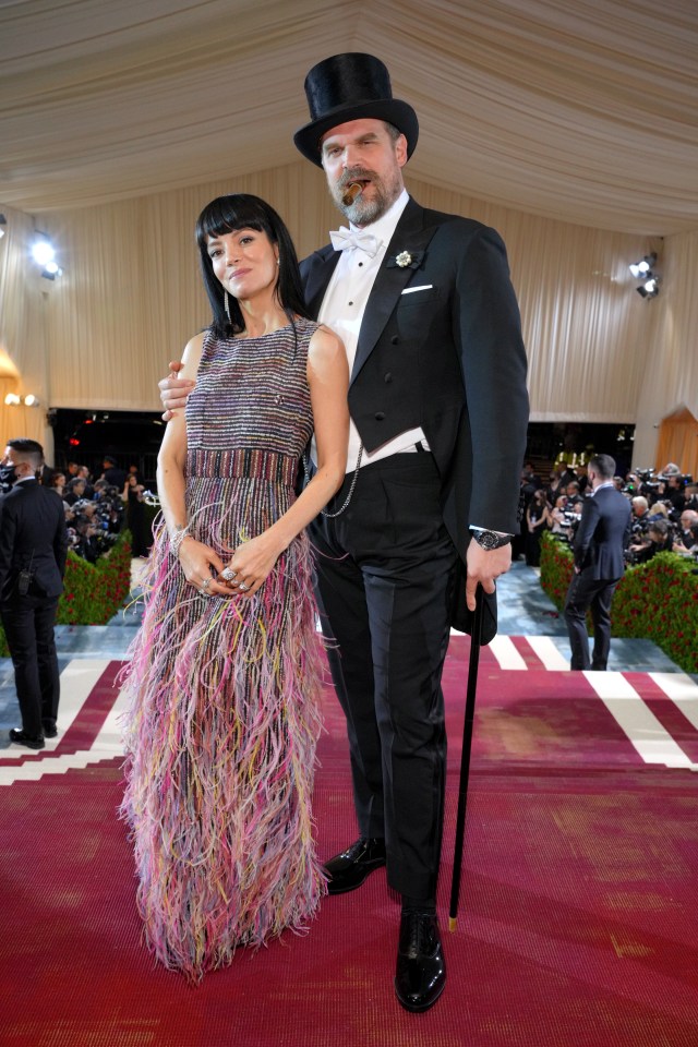 Lily and David at the Met Gala in 2022