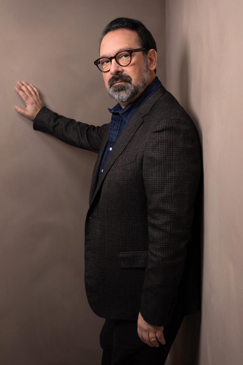 James Mangold is photographed at the Los Angeles Times on November 16, 2024. (Christina House / Los Angeles Times)