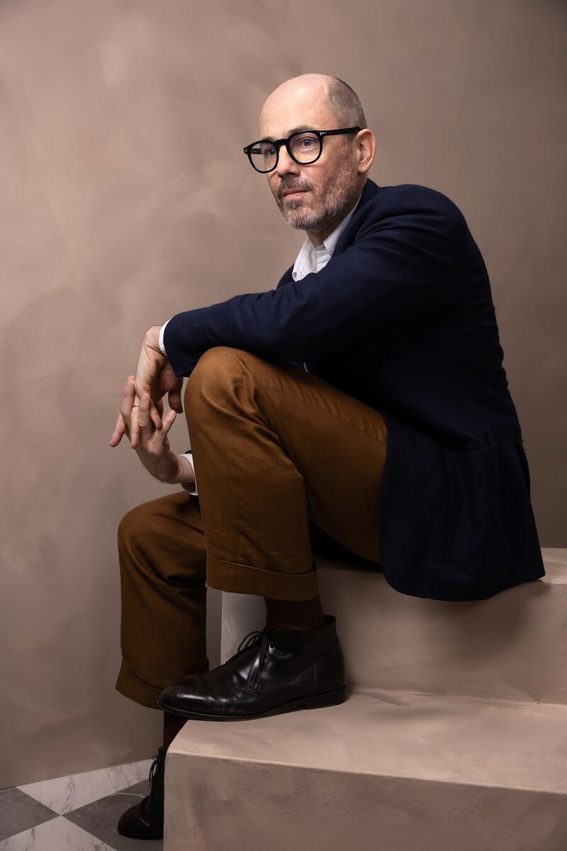  Edward Berger is photographed at the Los Angeles Times on November 16, 2024. (Christina House / Los Angeles Times)