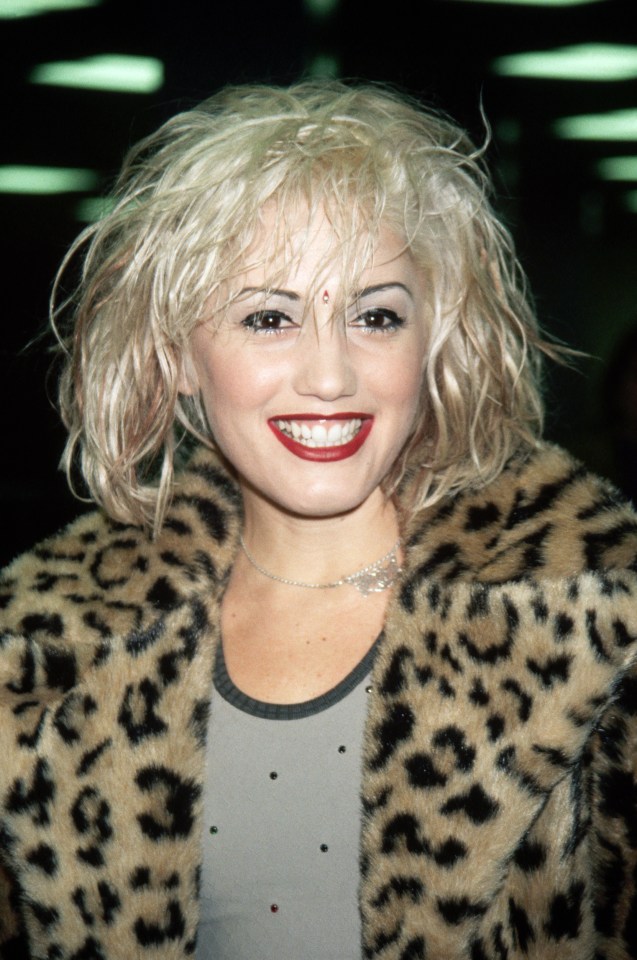 When Gwen was in No Doubt, she often rocked lots of prints and bright red lips