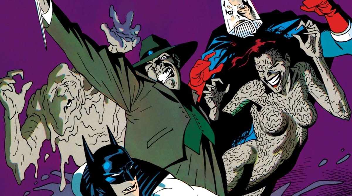 The many villains named Clayface in the pages of DC Comics.