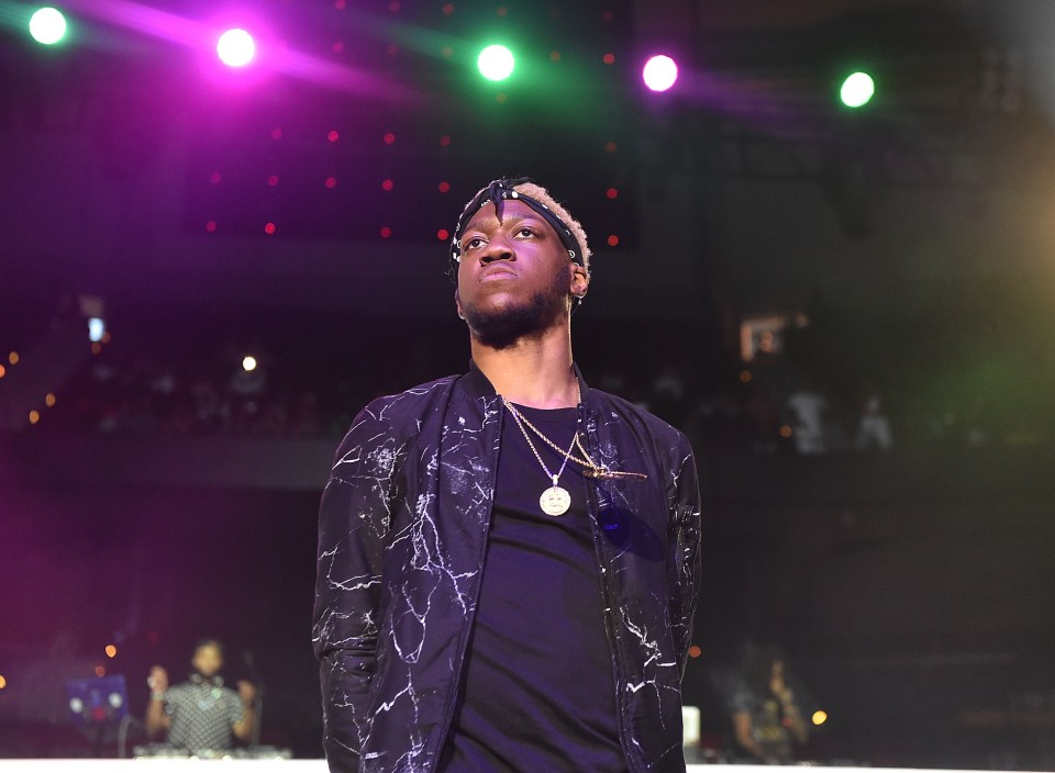 OG Maco performs onstage at Hot 107.9 Birthday Bash