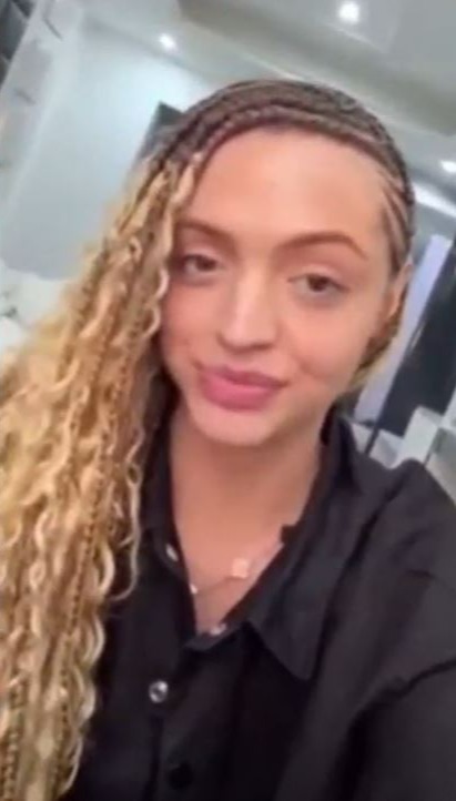 Vicky Rose admitted to fans during an Instagram Live (pictured) that the kidnapping was a sick prank