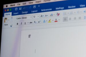 blank microsoft word document