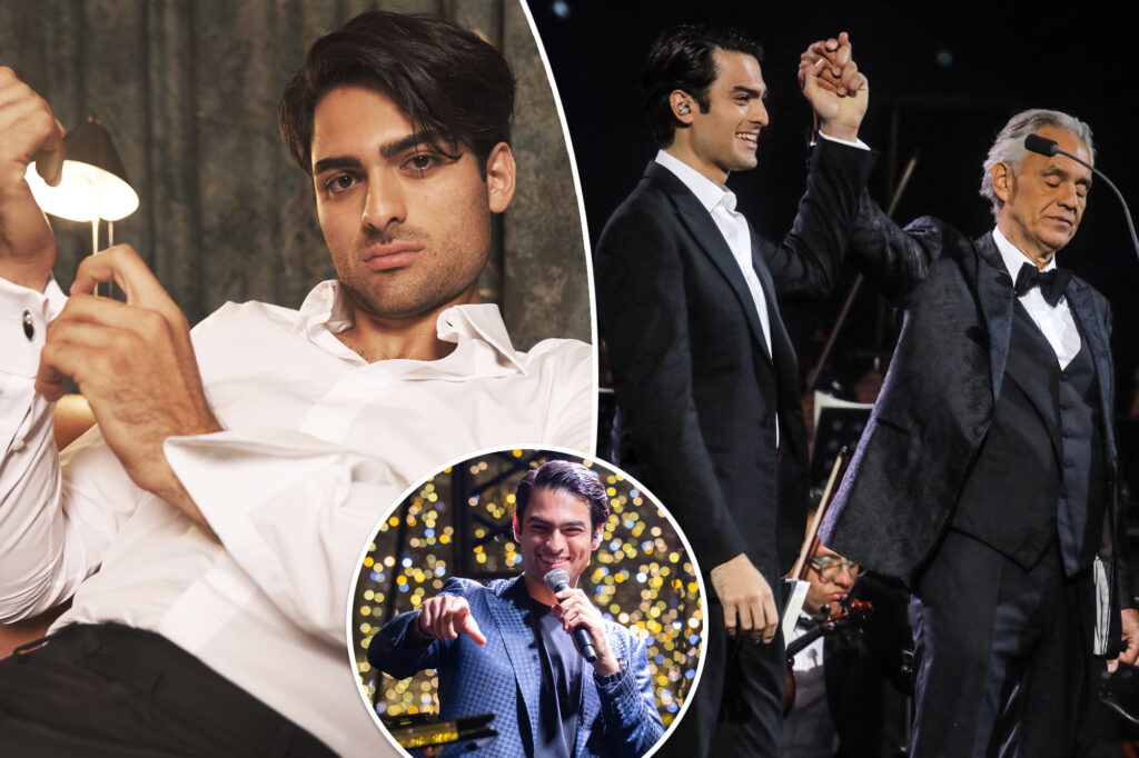 Andrea Bocelli's son Matteo hits own high note with NYC solo debut