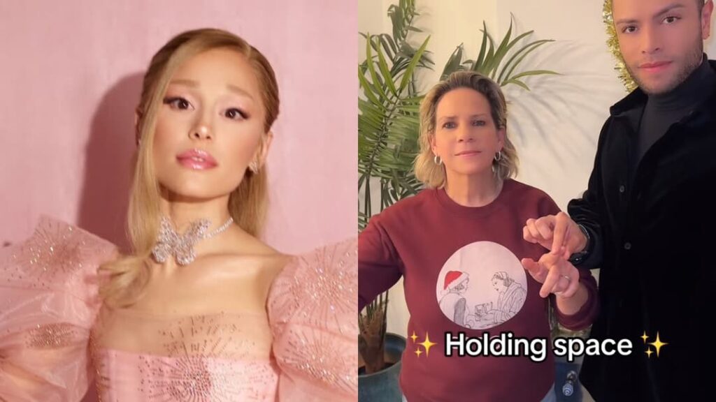 Ariana Grande gives excited response to viral “holding space” Wicked meme