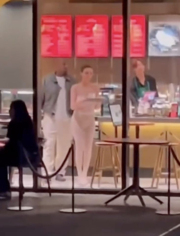 Kanye West and Bianca Censori were spotted in a Starbucks in Tokyo