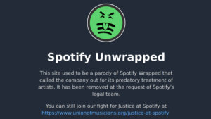 Spotify Unwrapped calculator