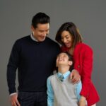 Mario Lopez, Courtney Lopez, and their son Dominic