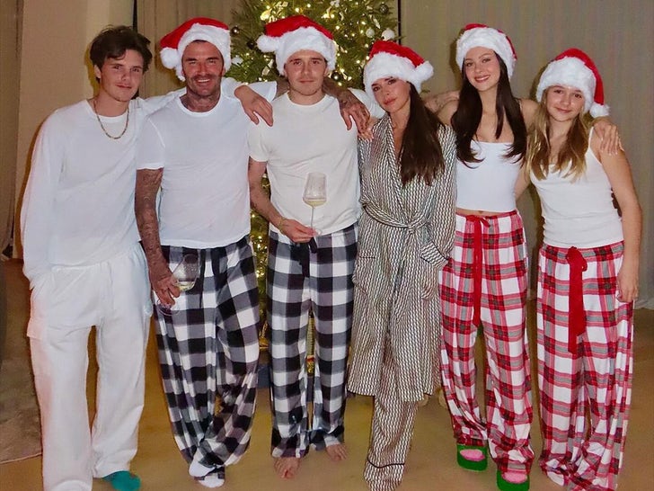 Famous Families Matching In Holiday Pajamas