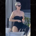 Charlize Theron was spotted on a Mexican beach with her mother Gerda and daughter August as she gears up to celebrate the New Year.