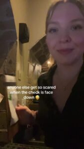 A TikToker provoked a huge reaction from followers with her video on tipping