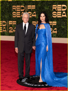 Catherine Zeta-Jones and Michael Douglas at the Red Sea Film Festival