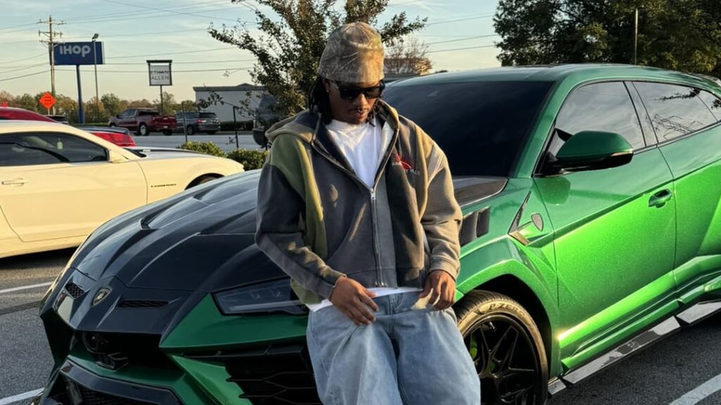 Duke Dennis reveals Lamborghini damage after thief smashes window